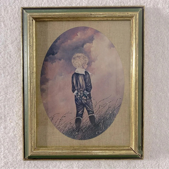 Vintage G. Ranck Framed Set Of “Young Love” Pictures Art  Set Of 5 - Picture 4 of 16